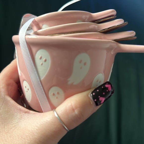 The Bake Shop Halloween Measuring Cups pink Ghost NWT👻👻👻 - Picture 5 of 5